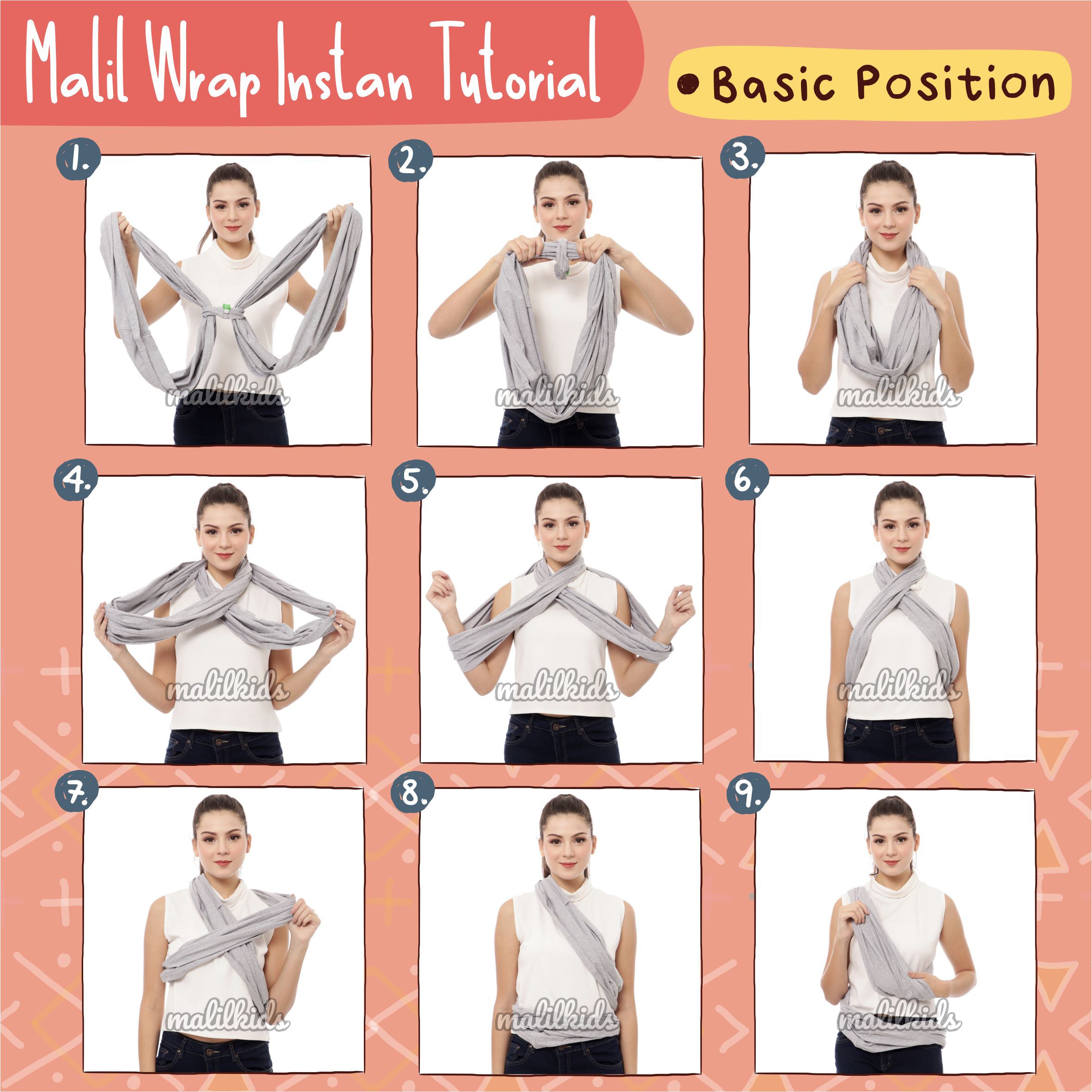 Wrap Instan 2in1 Waffle Denim