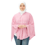 Nursing Cover 2in1 Stripe Dusty