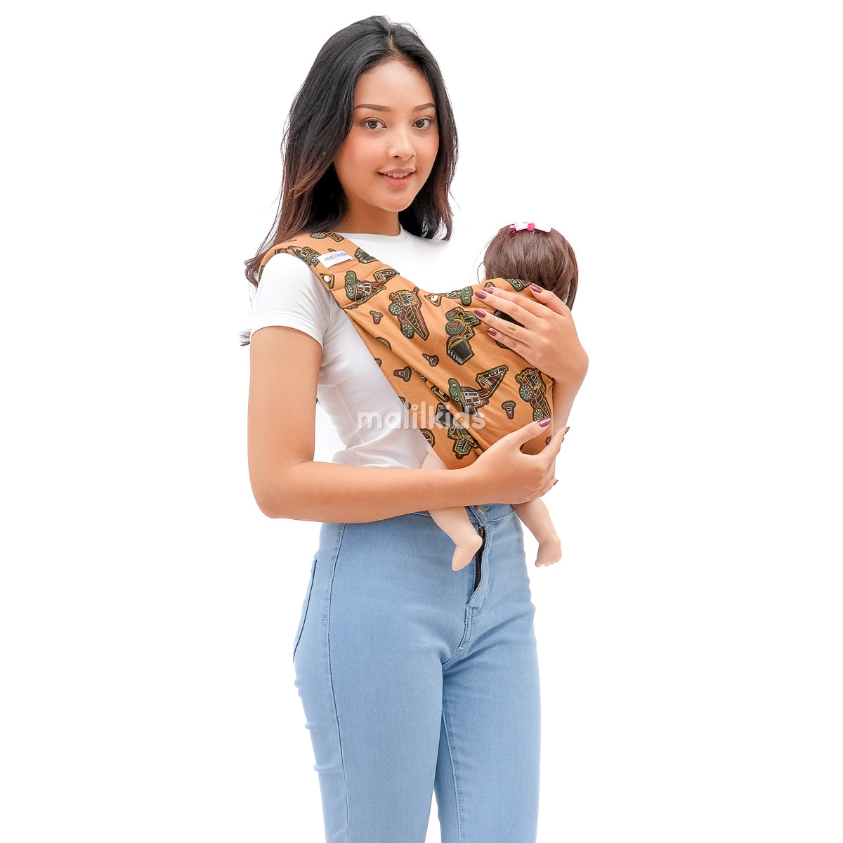 Sling Pouch Cotton Brown Vehicle – Malilkids