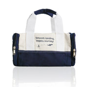 Malilkids Tas Selempang Multifungsi Baby Travel Sling Bag/Baby Diapers Bag + Free Baby Passport Card & Baby Boarding Pass Card - Navy