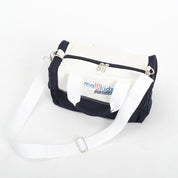 Malilkids Tas Selempang Multifungsi Baby Travel Sling Bag/Baby Diapers Bag + Free Baby Passport Card & Baby Boarding Pass Card - Navy
