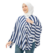 Nursing Cover 2in1 Stripe Oceanic
