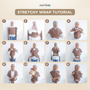 Stretchy Wrap Basic Choco