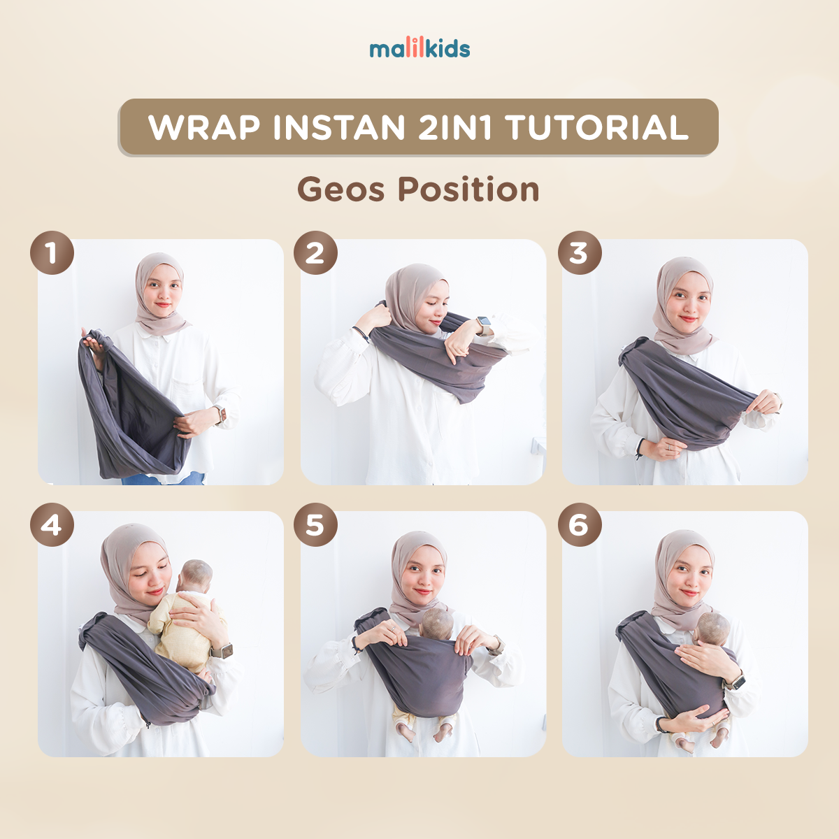 Wrap Instan 2in1 Dark Grey