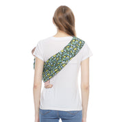 Sling Pouch Cotton Leaf Pattern