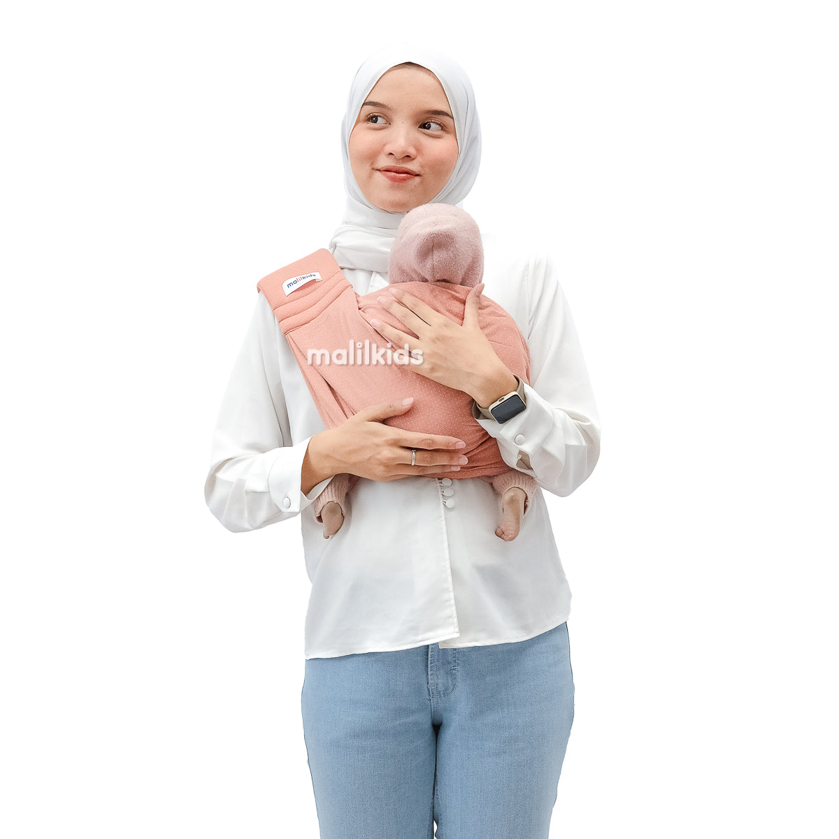 Sling Pouch Cotton Salem Polka