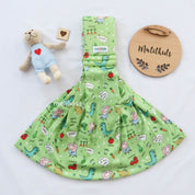 Sling Pouch Cotton Green Peppa