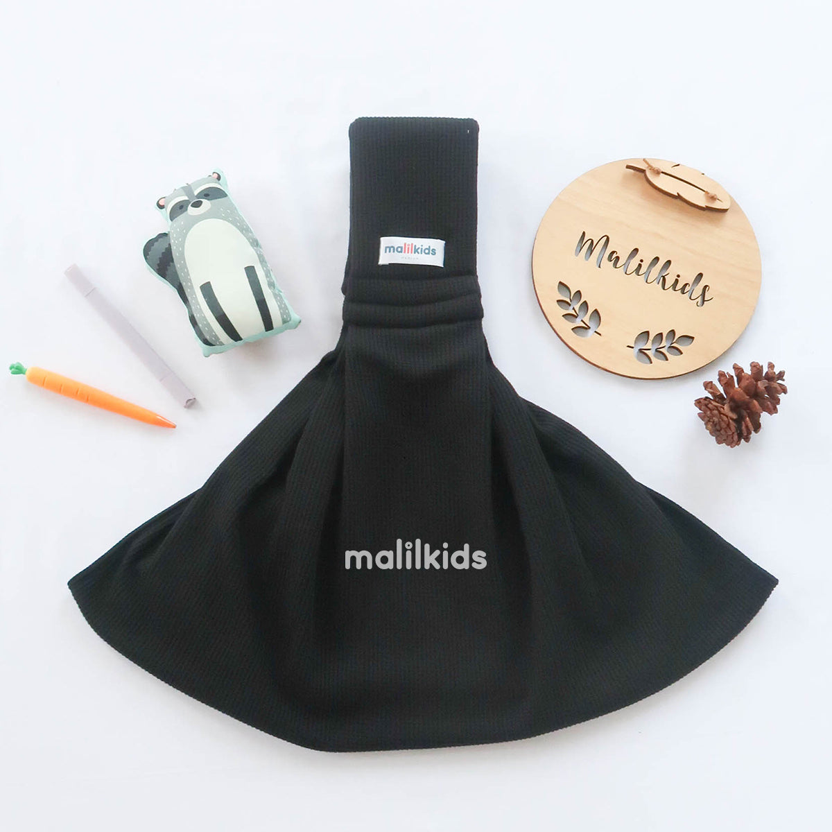 Sling Pouch Waffle Black