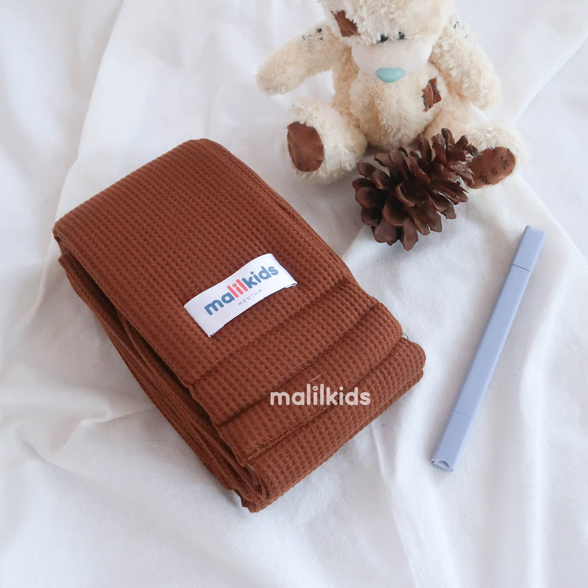 Sling Pouch Waffle Brown
