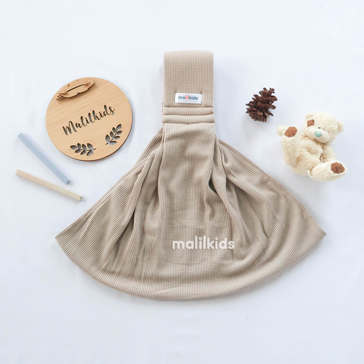 Sling Pouch Waffle Khaki