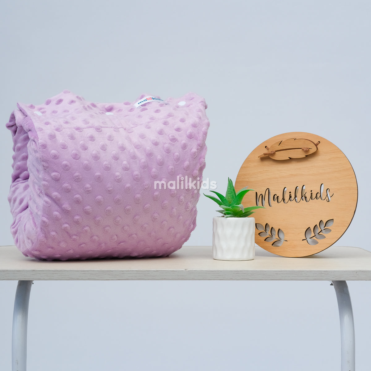 Nursing Arm Pillow Minky Light Purple