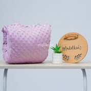 Nursing Arm Pillow Minky Light Purple