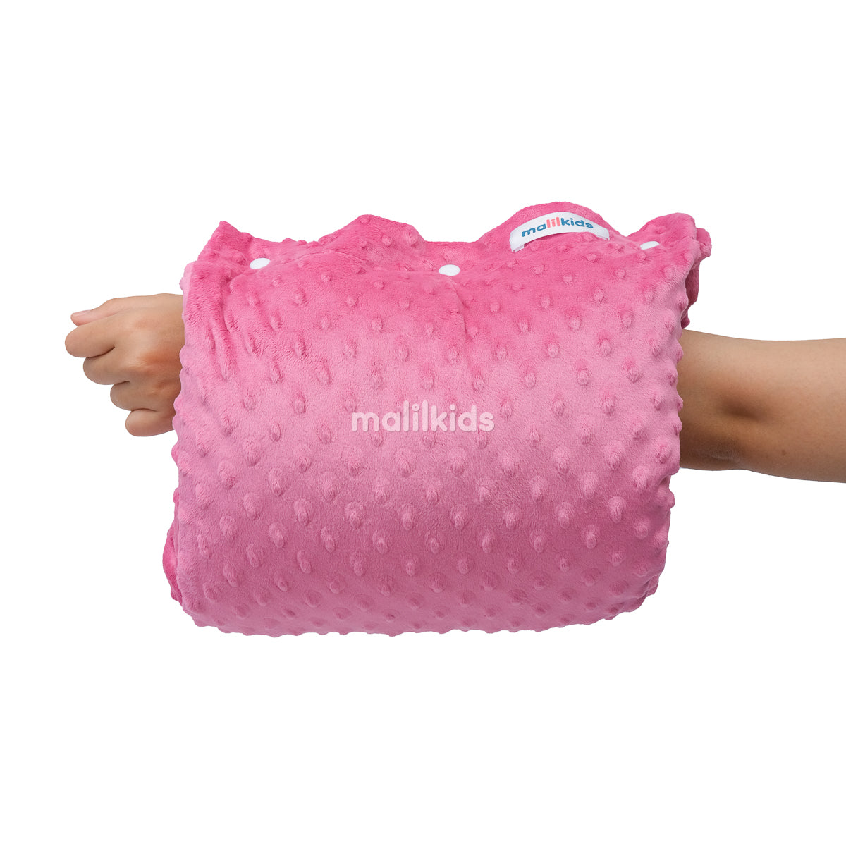 Nursing Arm Pillow Minky Red Violet