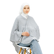 Nursing Cover 2in1 Stripe Misty