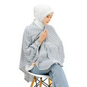 Nursing Cover 2in1 Stripe Misty