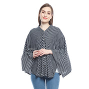 Nursing Cover 2in1 Stripe Anchor