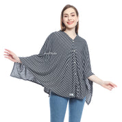 Nursing Cover 2in1 Stripe Anchor