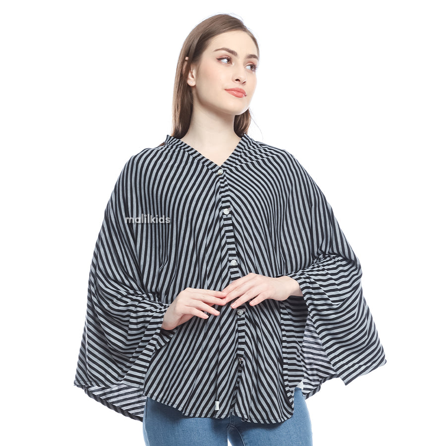 Nursing Cover 2in1 Stripe Anchor
