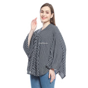 Nursing Cover 2in1 Stripe Anchor