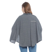 Nursing Cover 2in1 Stripe Anchor
