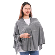 Nursing Cover 2in1 Stripe Grey
