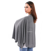 Nursing Cover 2in1 Stripe Grey