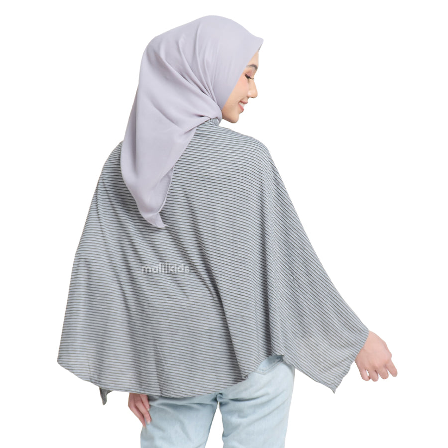 Nursing Cover 2in1 Stripe Pearly