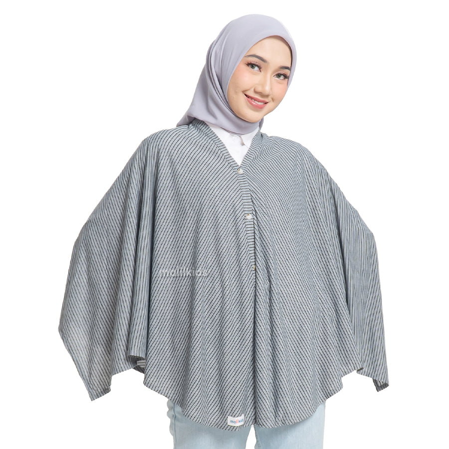 Nursing Cover 2in1 Stripe Pearly