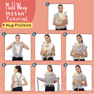 Wrap Instan 2in1 Waffle Cellular Knit - Navy