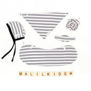 Mini Newborn Set Premium for Baby – Baby Gift Package 5 in 1 - Tone of Grey