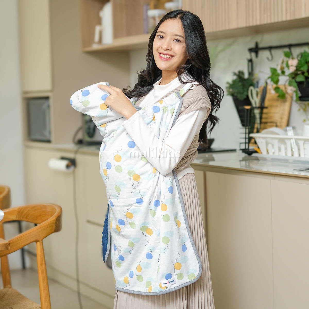 Blanket OTG Reversible Minky - Cute Balloons