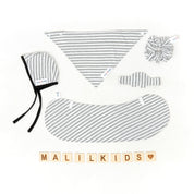 Mini Newborn Set Premium for Baby – Baby Gift Package 5 in 1 - Tone of Grey