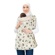 Blanket OTG Reversible Minky - Cream Forest