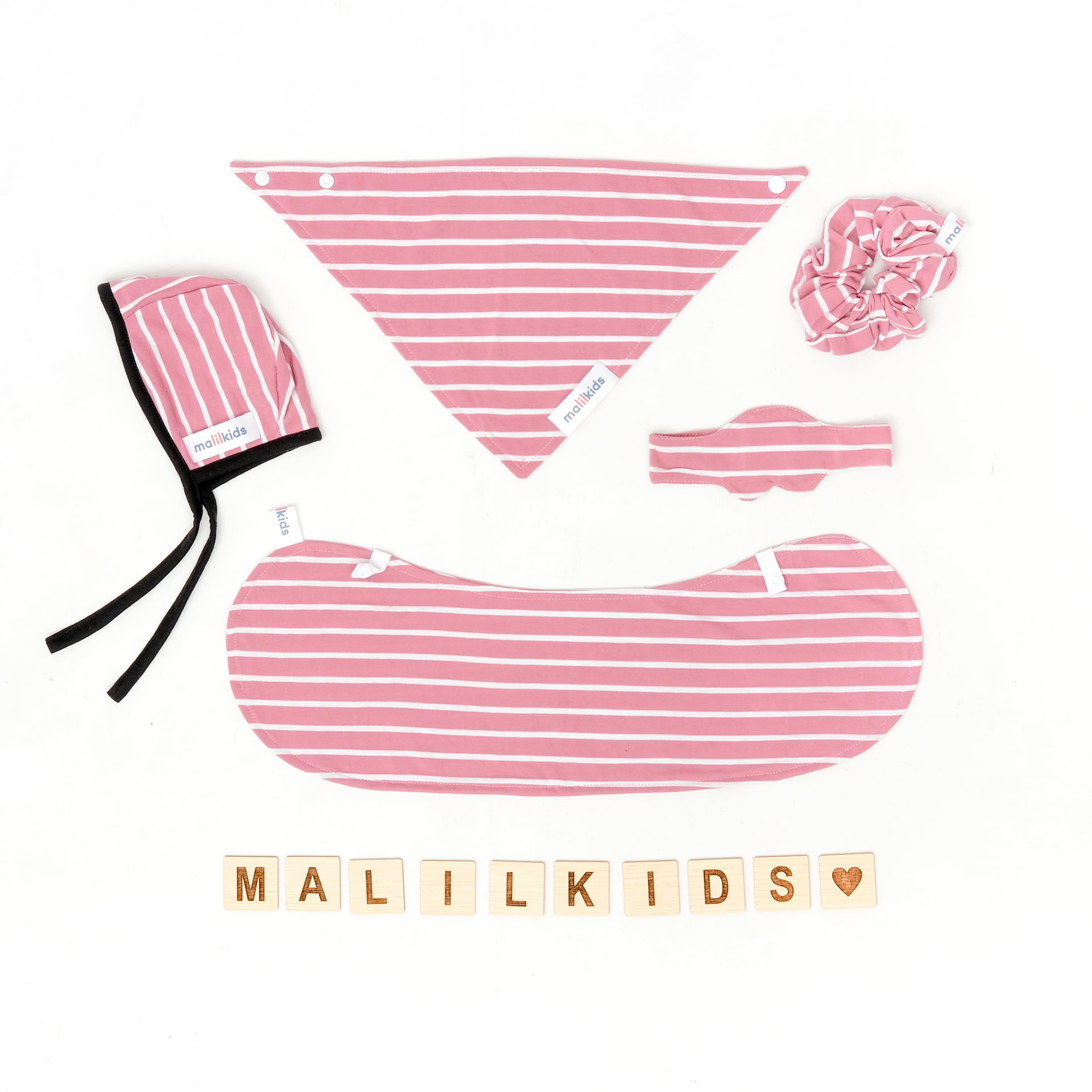 Mini Newborn Set Premium for Baby – Baby Gift Package 5 in 1 - Tone of Pink