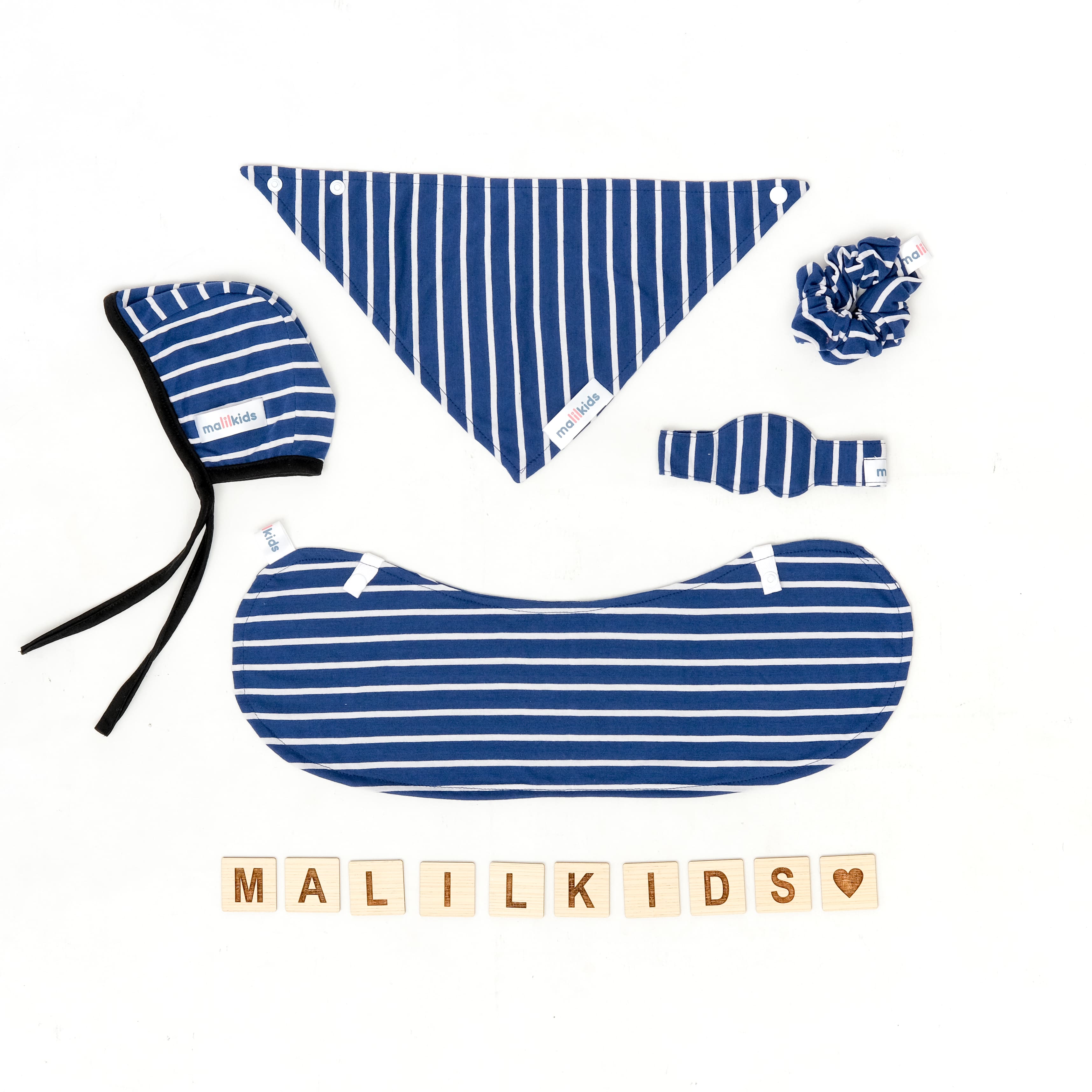 Mini Newborn Set Premium for Baby – Baby Gift Package 5 in 1 - Tone of Navy