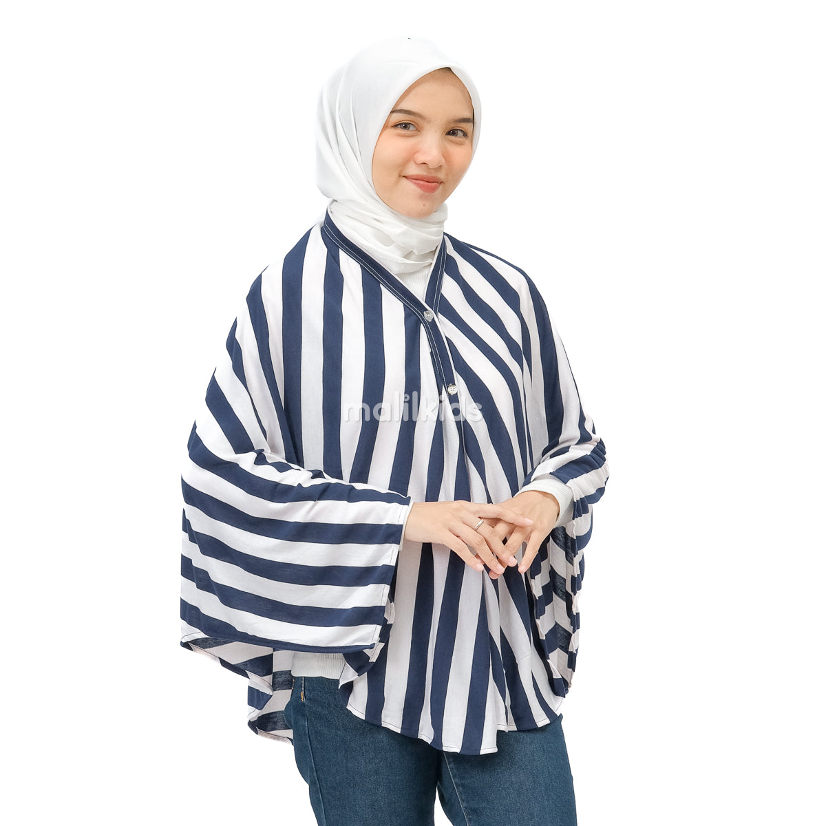 Nursing Cover 2in1 Stripe Oceanic