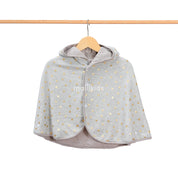 Baby Cape Print 2in1 - Polka Gold