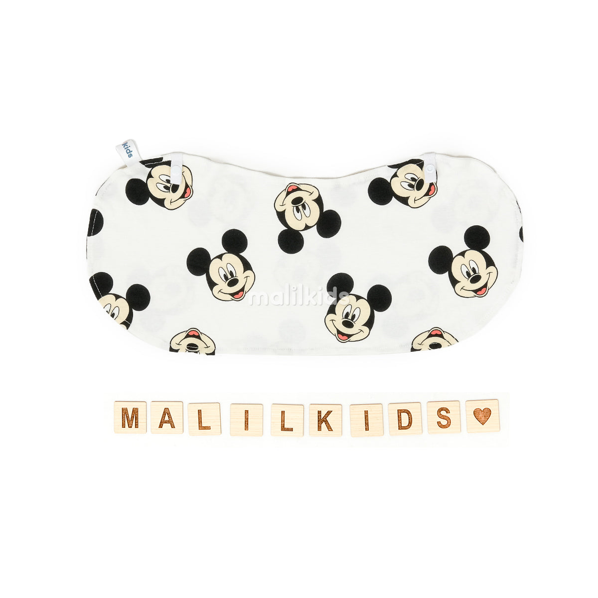 Tatakan Pundak Sendawa Burp Bib Alas Kepala Slabber Baby Bib 2in1 - Cotton Print (Unisex)