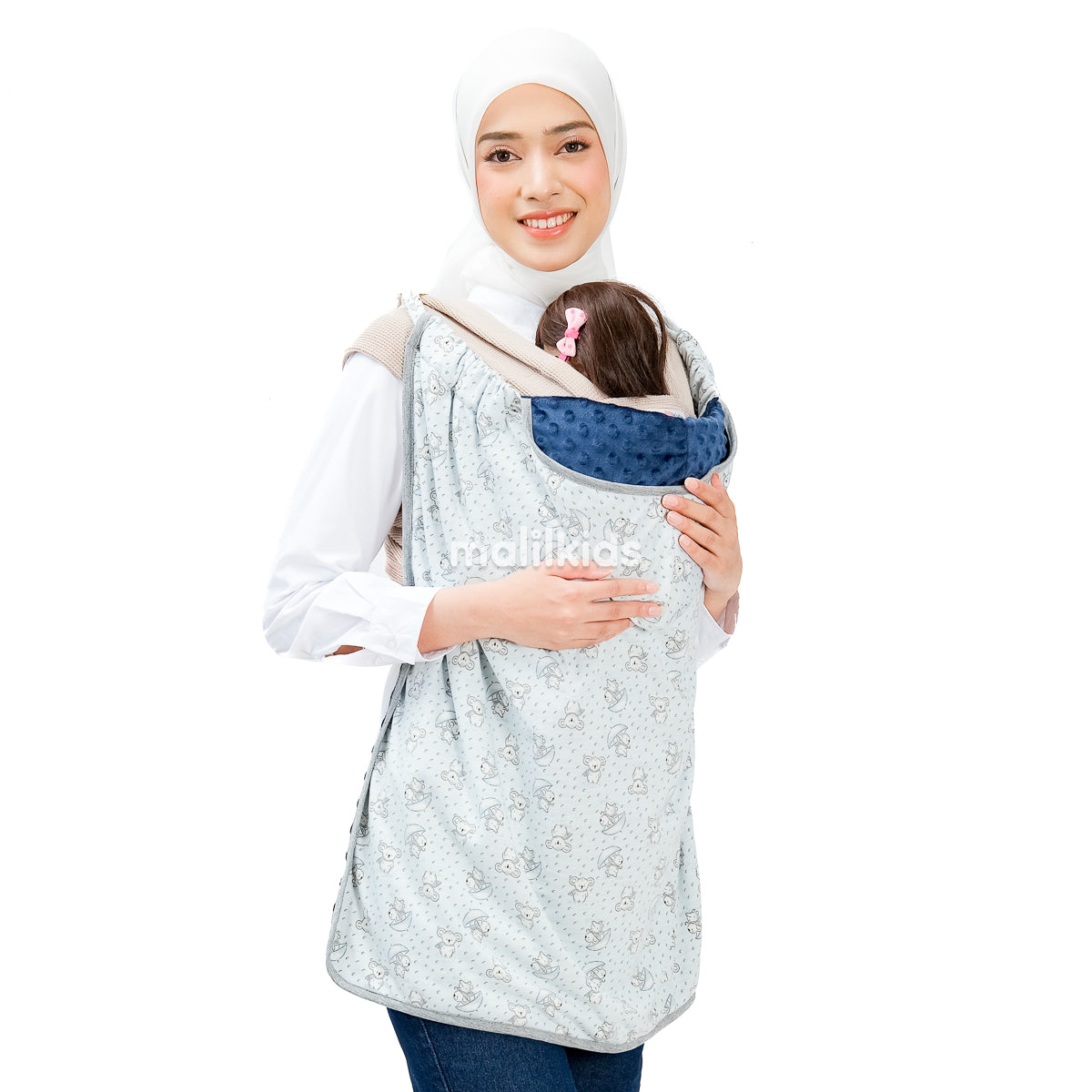 Blanket OTG Reversible Minky - Snow Koala