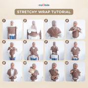 Stretchy Wrap Basic Khaki