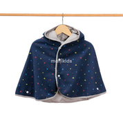 Baby Cape Print 2in1 - Tiny Heart