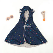 Baby Cape Print 2in1 - Tiny Heart