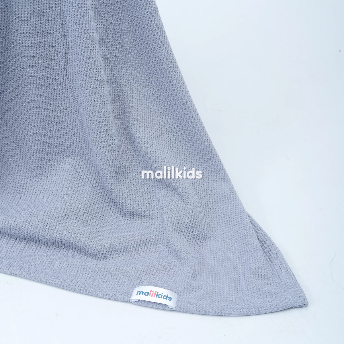 Bedong Waffle Blue Grey