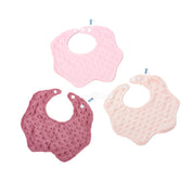 Celemek Bayi Bib Slabber 360 Minky x Cotton Print - Girl