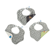 Celemek Bayi Bib Slabber 360 Minky x Cotton Print - Unisex