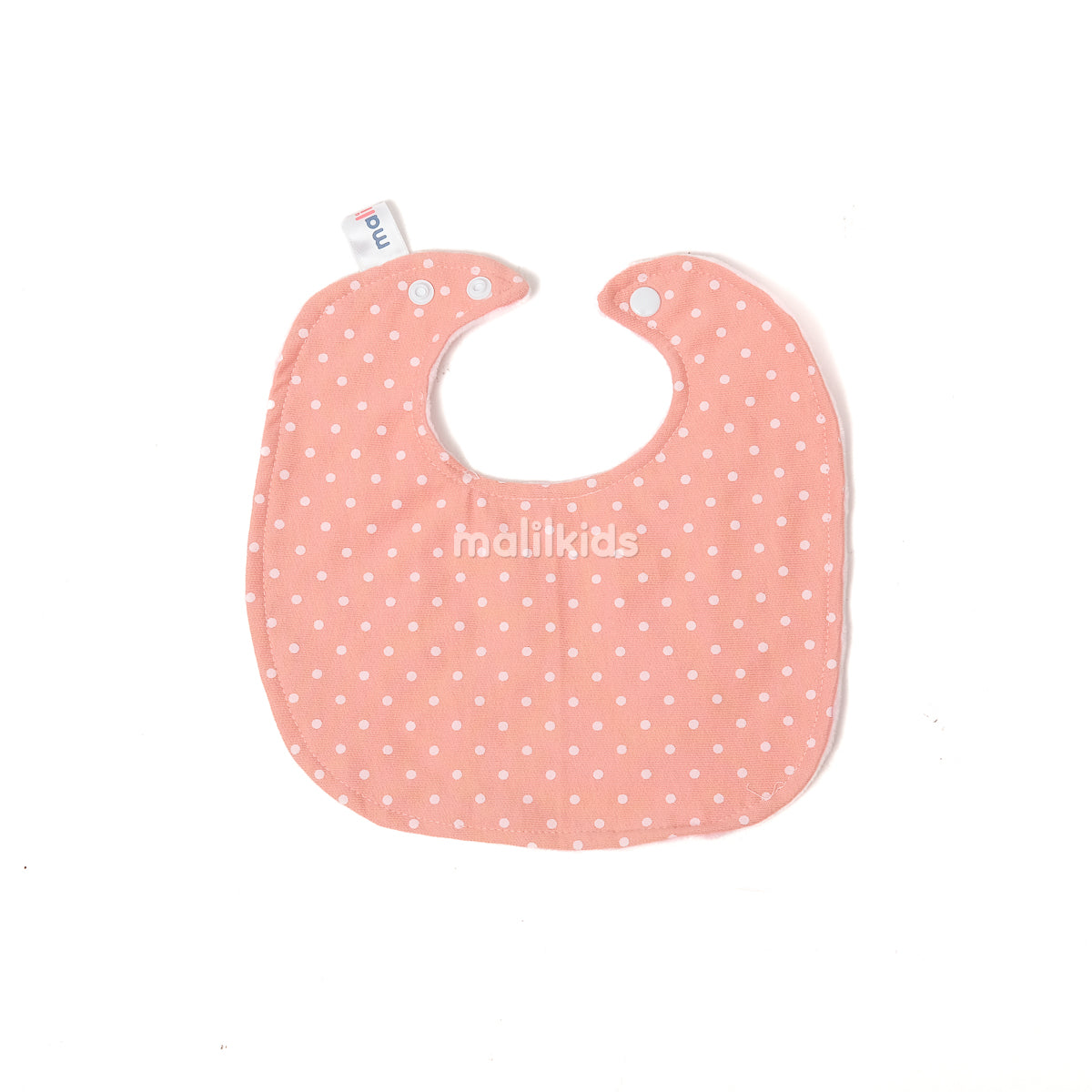 Baby Bib Minky Cotton Print Square - Girl