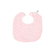 Baby Bib Minky Cotton Print Square - Girl