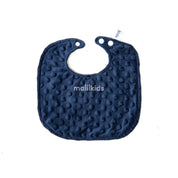 Baby Bib Minky Cotton Print Square - Unisex