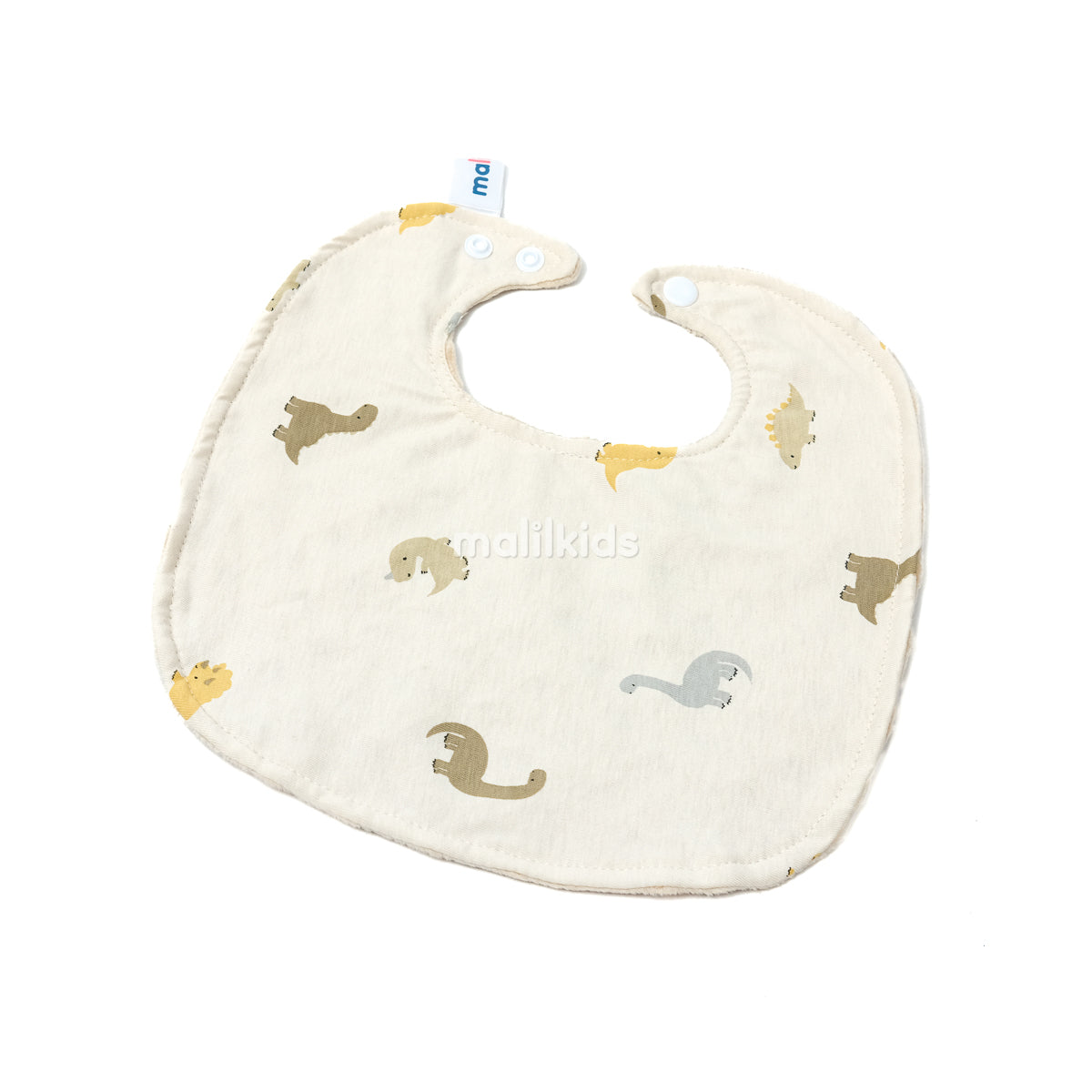 Baby Bib Minky Cotton Print Square - Unisex