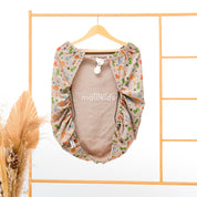 (UPGRADED) Malilkids Selimut Bayi Blanket Clip & Go Cover Pro 3in1 – Brown Dino